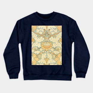 Saint James by William Morris, Vintage Textile Art Crewneck Sweatshirt